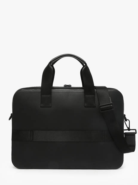 Documententas Tommy hilfiger Zwart monogram AM13835 ander zicht 4